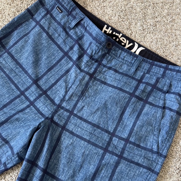 Hurley Board Shorts Men's blue Swim trunks size 34 - Picture 3 of 10